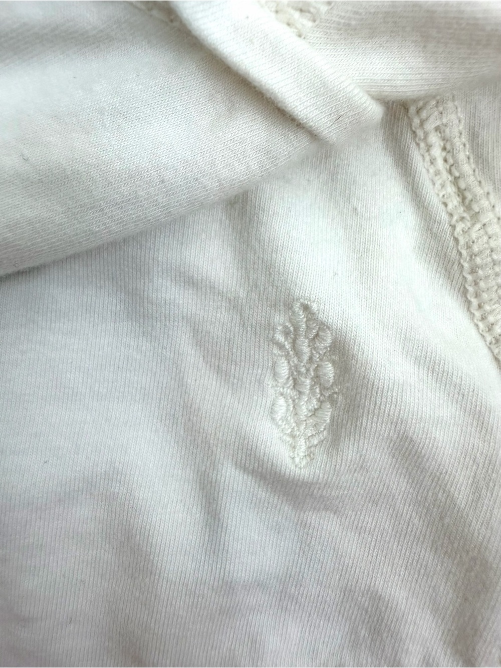 FP Movement by Free People White Hoodie with Ombre Stripe XS Lightweight - Picture 8 of 13